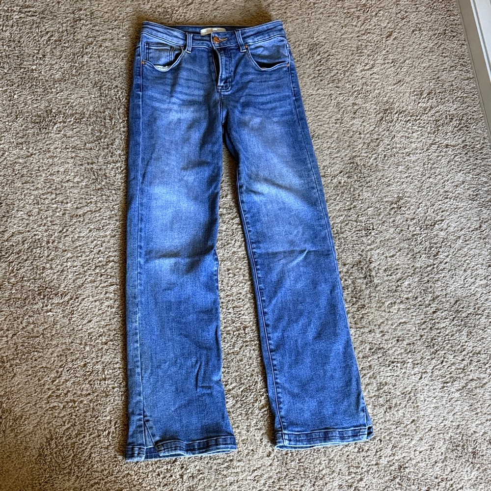 Women's Risen Jeans — Blue Denim